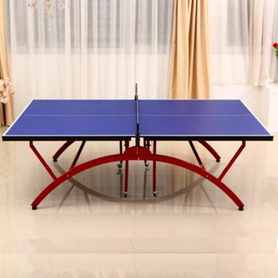 Folding mobile table tennis table