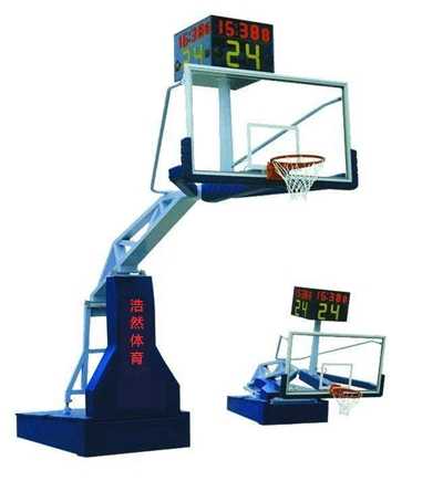 Remote operation electric remote hydraulic basketball rack