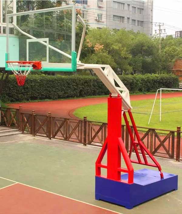 Imitation hydraulic shaped basketball rack