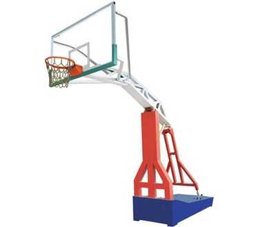 Imitation hydraulic shaped basketball rack
