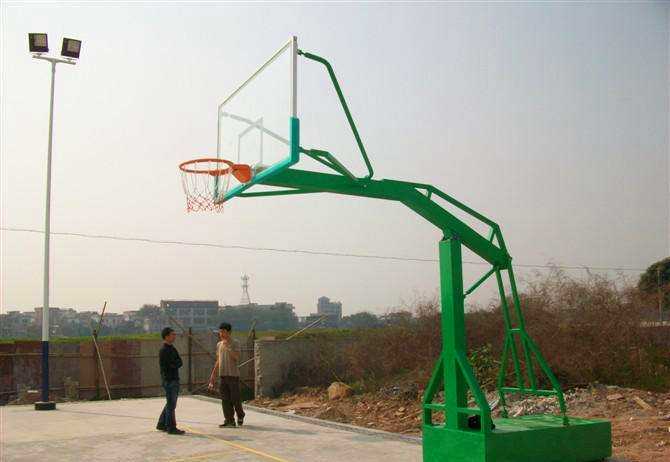 Flat box imitation hydraulic basketball stand