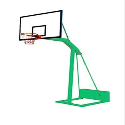 Elementary school mobile half frame basketball stand
