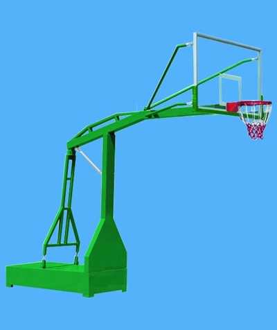 Outdoor mobile flat box basketball stand