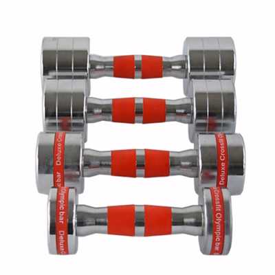 Electroplating Steel Fixed Dumbbells