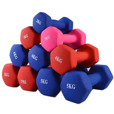 Fitness Portable Color Neoprene Dipped Dumbbell