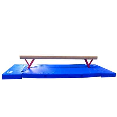 Adjustable height aluminium oval bar gymnastics balance beam