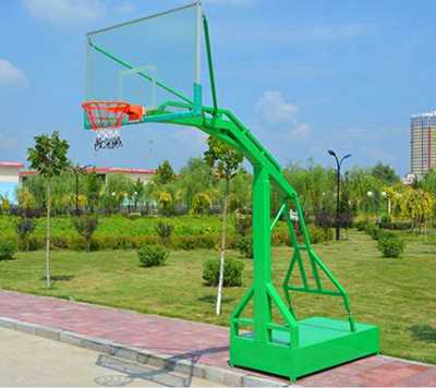 one-arm mobile basketball stand