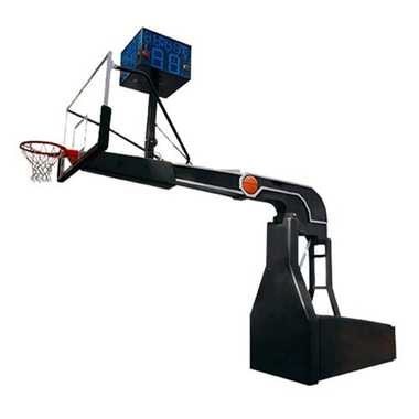Electric hydraulic basketball stand